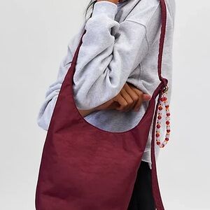 Baggu Small Nylon Sling Bag Oxblood